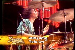 Screenshot from The Midnight Special Radar Love clip as found on Albino Moon fan-website